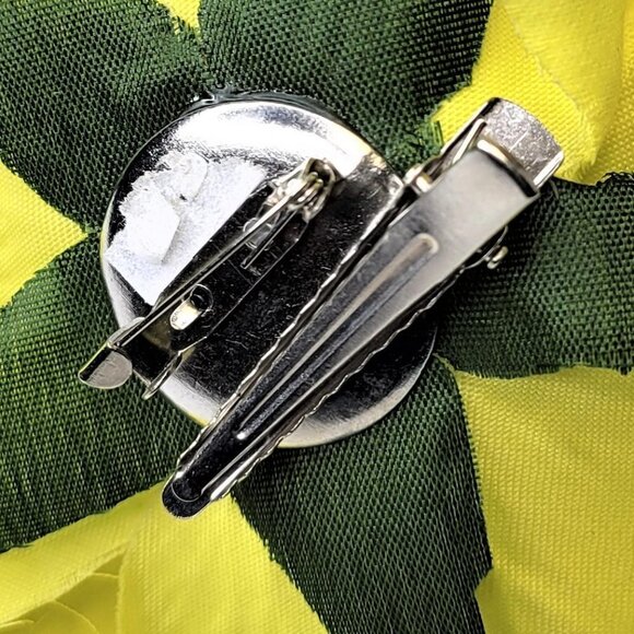 Yellow Flower Fascinator Brooch Corsage Rose Brooch Pin - Picture 6 of 11